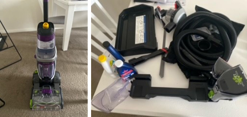 Attachments for the Bissell ProHeat 2X Revolution Carpet Washer.
