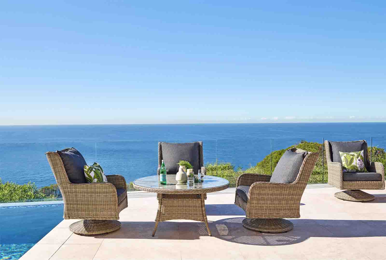 4 Outdoor Furniture Trends Aluminium, Cement, Wicker & Timber Harvey
