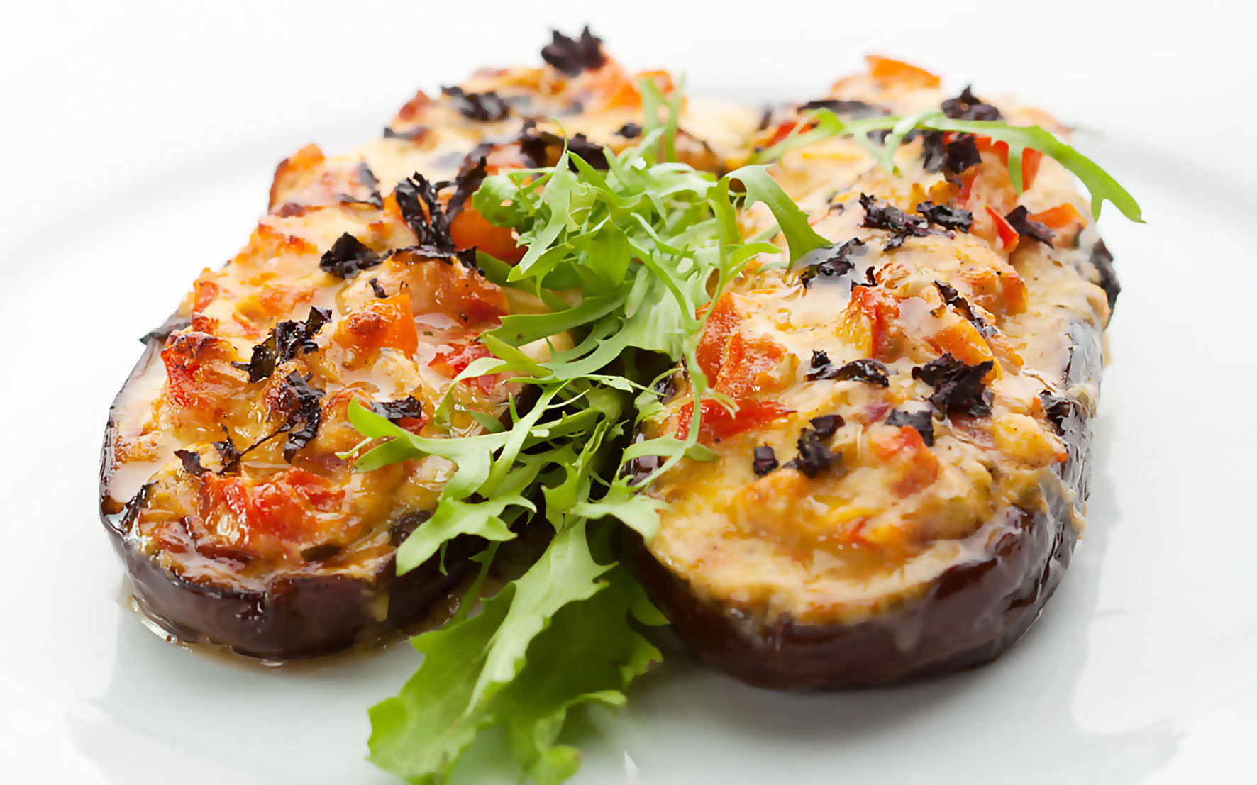 Baked Aubergine with Tomato and Capsicum Harvey Norman