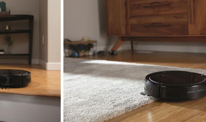 The Bissell CleanView Connect Robotic Vacuum in action.