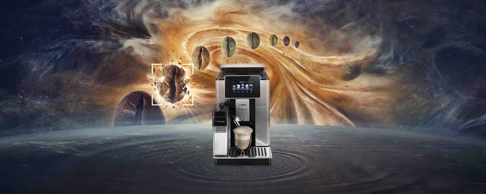 De'Longhi silver PrimaDonna Soul Coffee Machine
