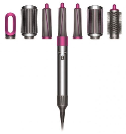 The Dyson AirWrap Styler and accessories.