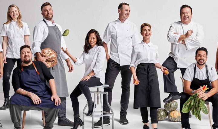 The 10 Australian Chefs who will be participating in Gourmet Institute 2020.