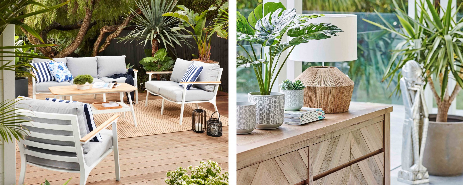 Tropical-Inspired Looks To Refresh Your Entertaining Spaces For