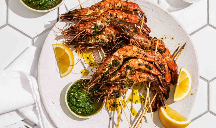 Our Herb and Chilli Prawns recipe.
