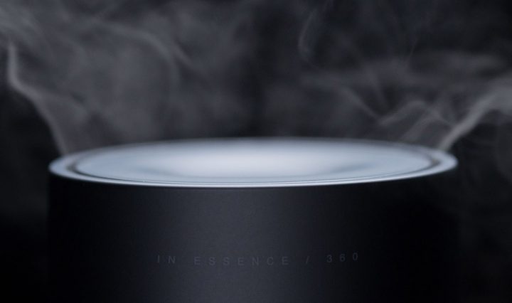 The In Essence 360 Diffuser with a dark background.