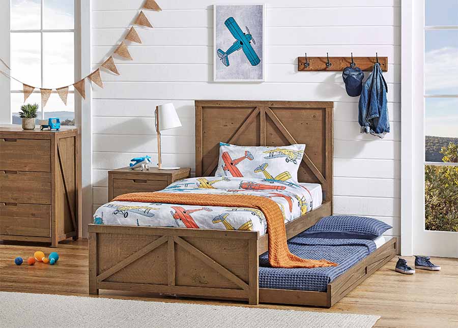 The Landon Bed with Trundle.