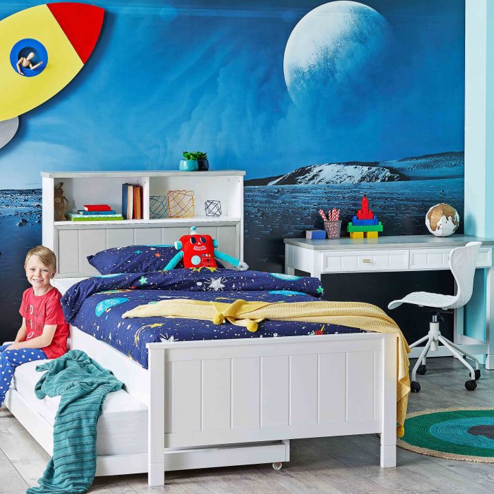 Luna Storage Bed Head for Kids