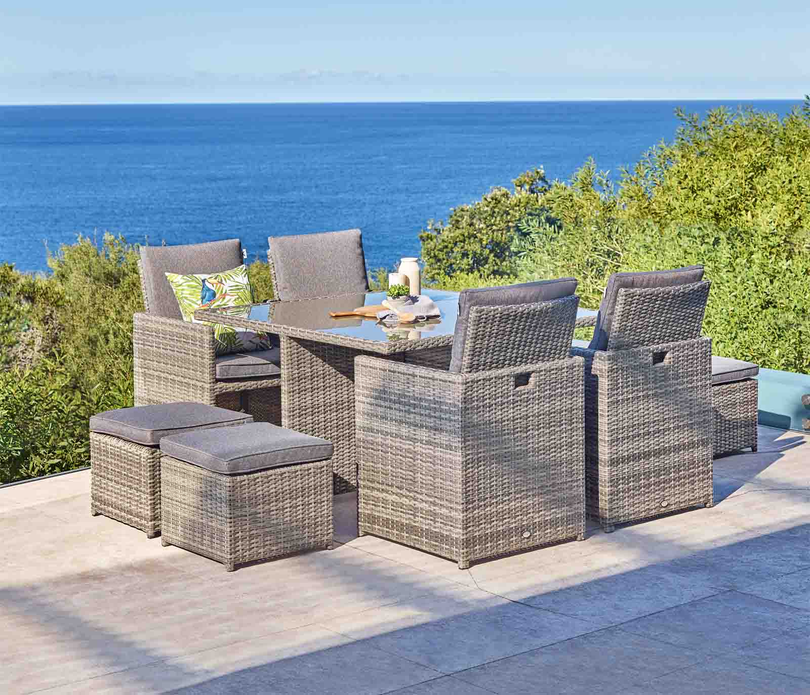 4 Outdoor Furniture Trends Aluminium, Cement, Wicker & Timber Harvey