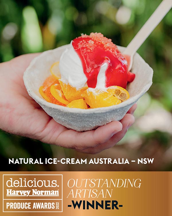 Produce from Natural Ice Cream Australia — победители трофея «Выдающийся ремесленник» на церемонии вручения наград Harvey Norman Produce Awards 2022.