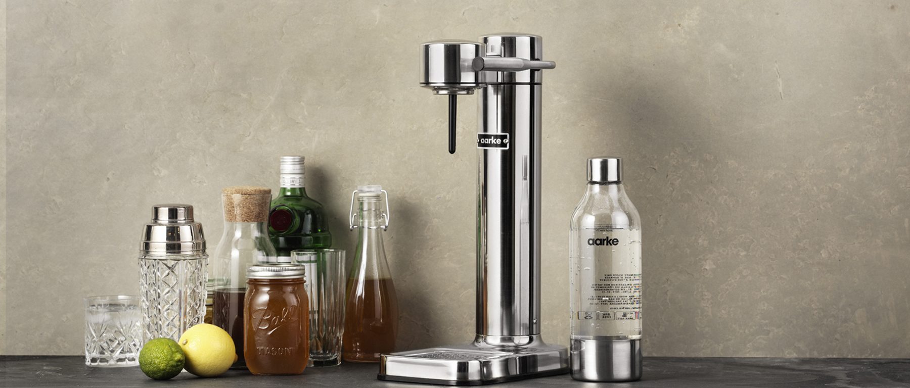 aarke - Carbonator III Premium Carbonator-Sparkling & Seltzer Water  Maker-Soda Maker with PET Bottle (Stainless Steel)