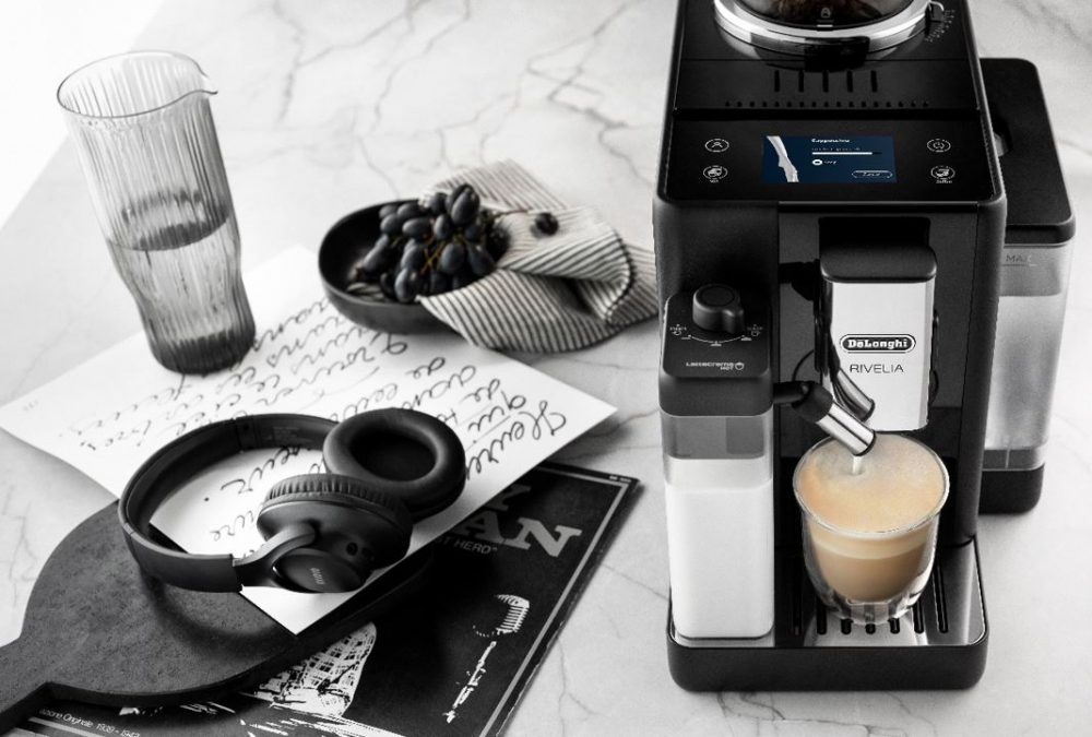 First time using De’Longhi Rivelia Automatic Coffee Machine Harvey Norman