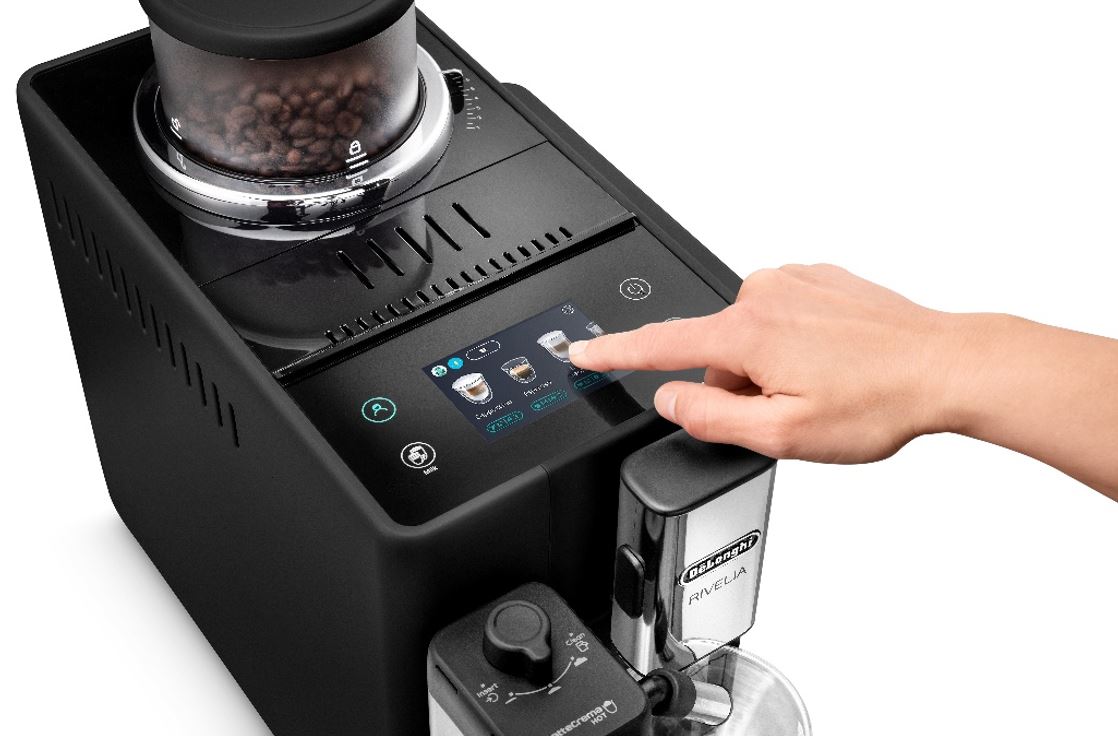 First time using De’Longhi Rivelia Automatic Coffee Machine Harvey Norman