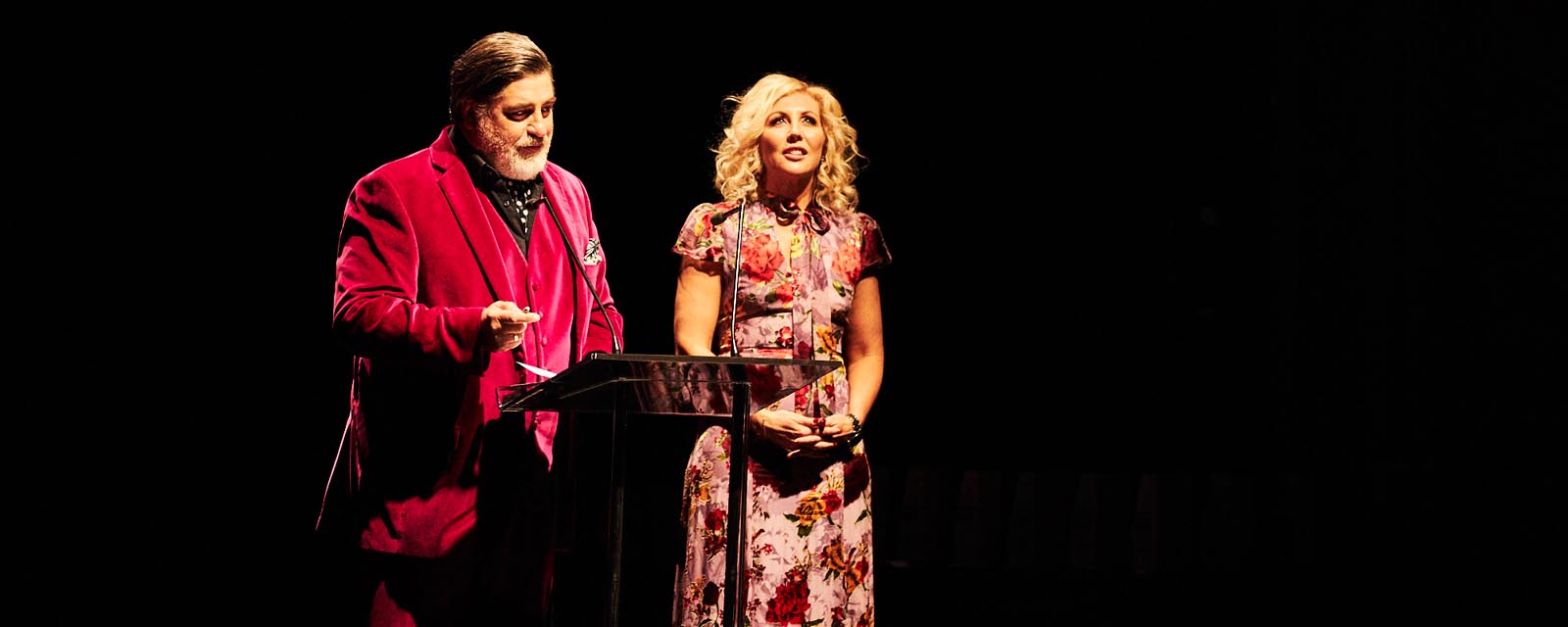 Matt Preston and Kerrie McCallum hosted this year's Produce Awards.