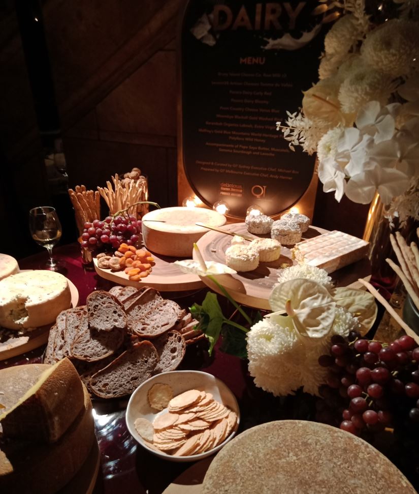The Dairy Canapé table at the 2019 Produce Awards.