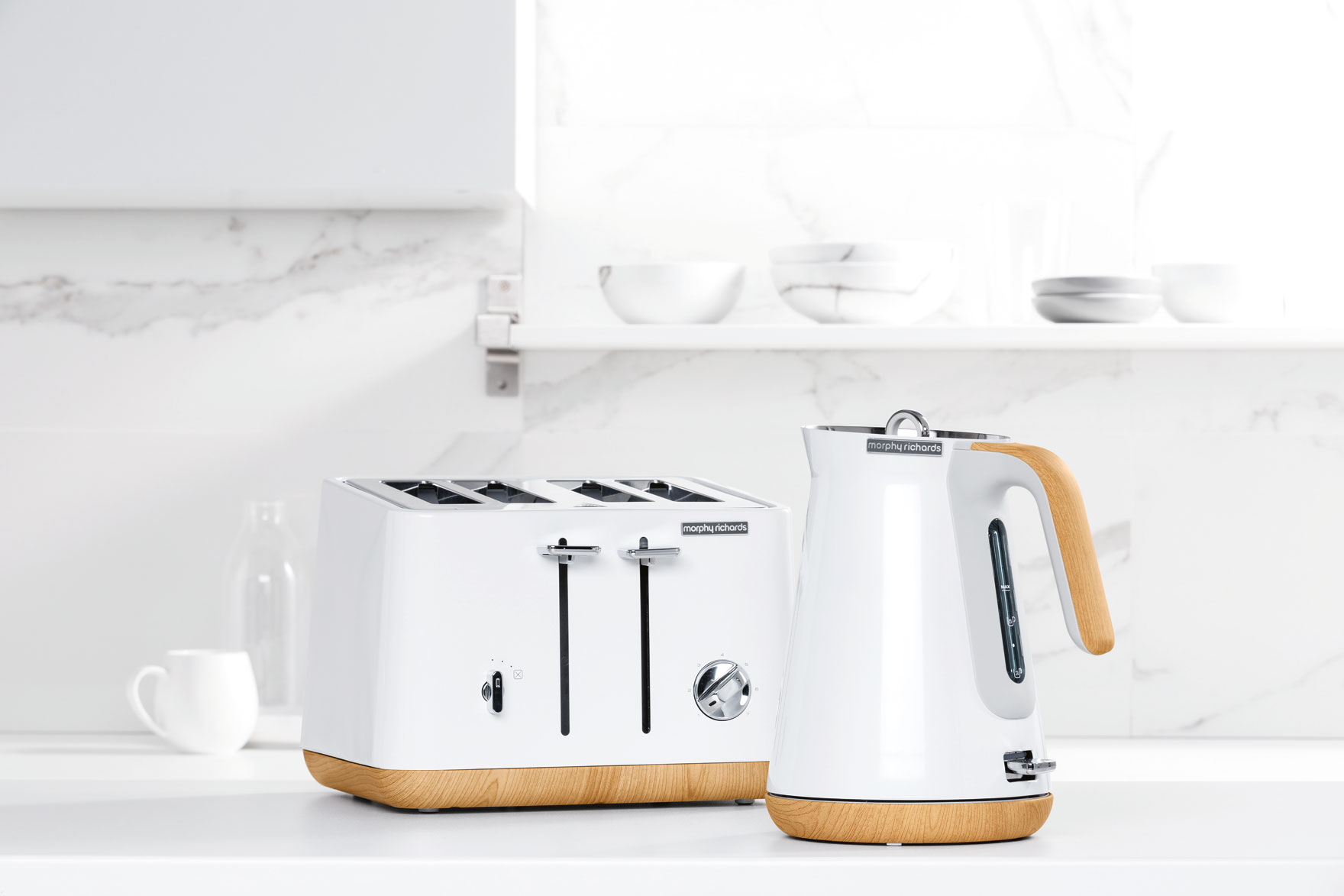 scandinavian kettle and toaster