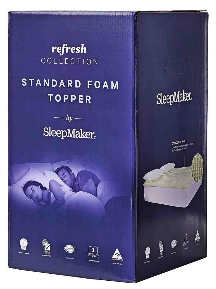 Sleepmaker memory foam mattress topper discount