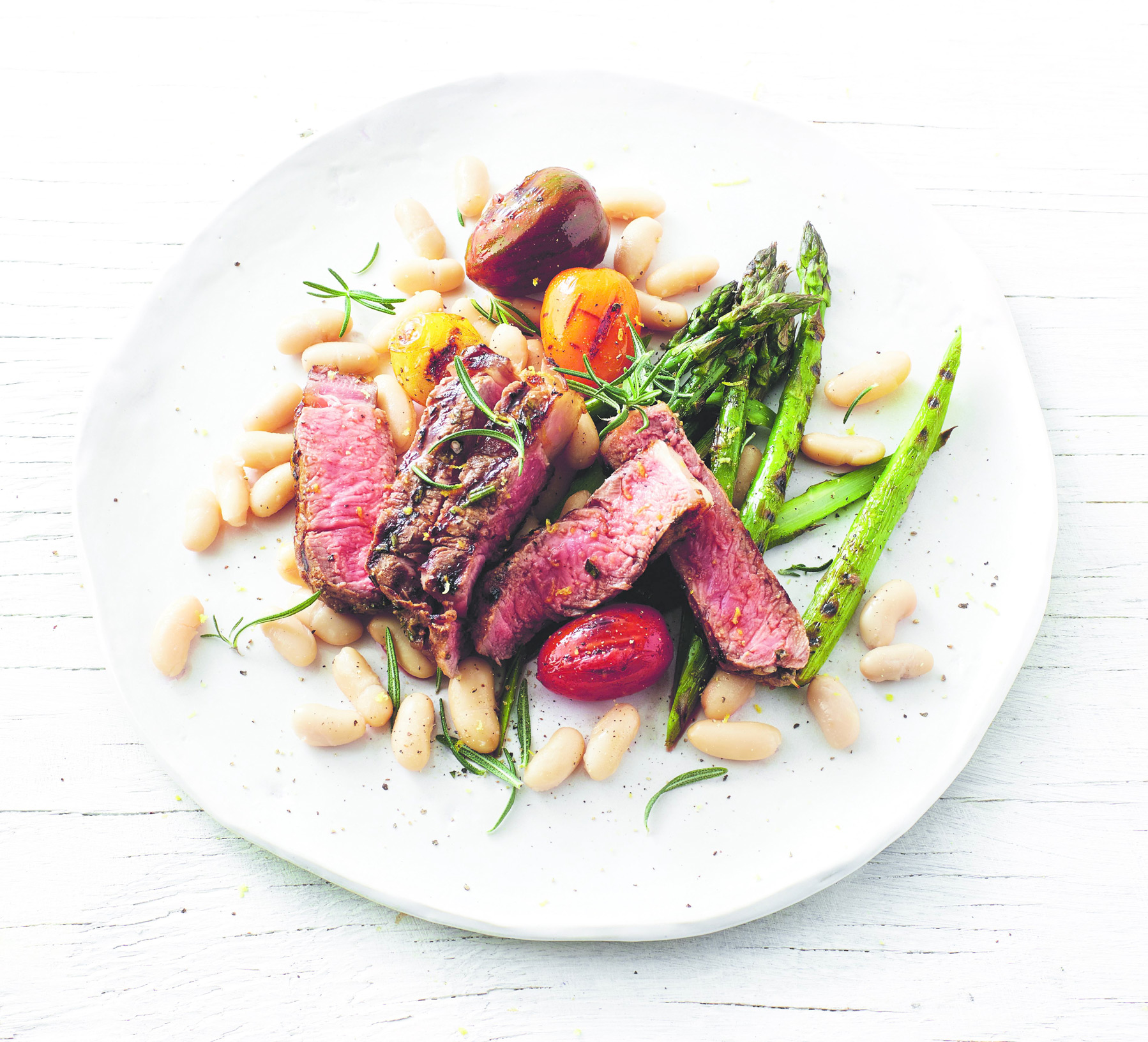 Sous Vide Steak with Warm Garlic Beans Harvey Norman Australia
