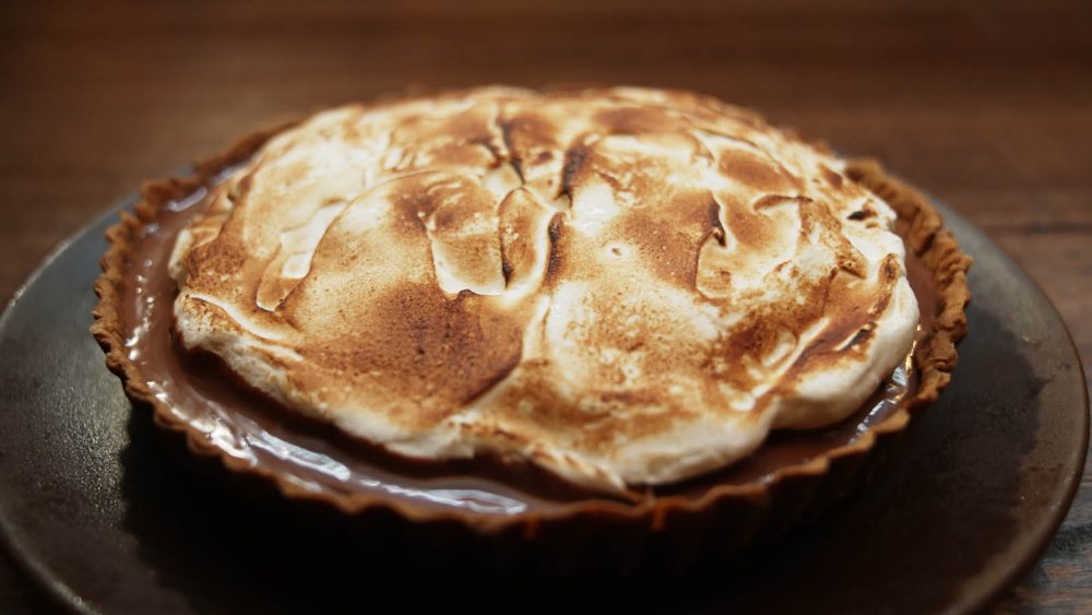 Spiced Pumpkin Banoffee Pie, as featured on MasterChef Australia.