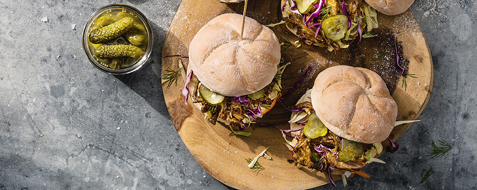 Campfire Pulled Beef Burgers With Pineapple Slaw Harvey Norman