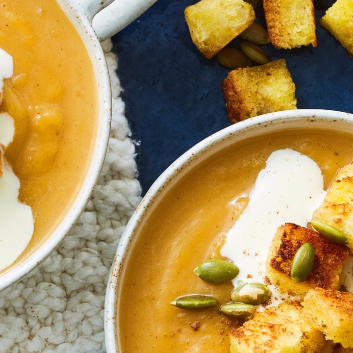 Roasted Carrot, Pumpkin, Ginger & Honey Soup Harvey Norman Australia