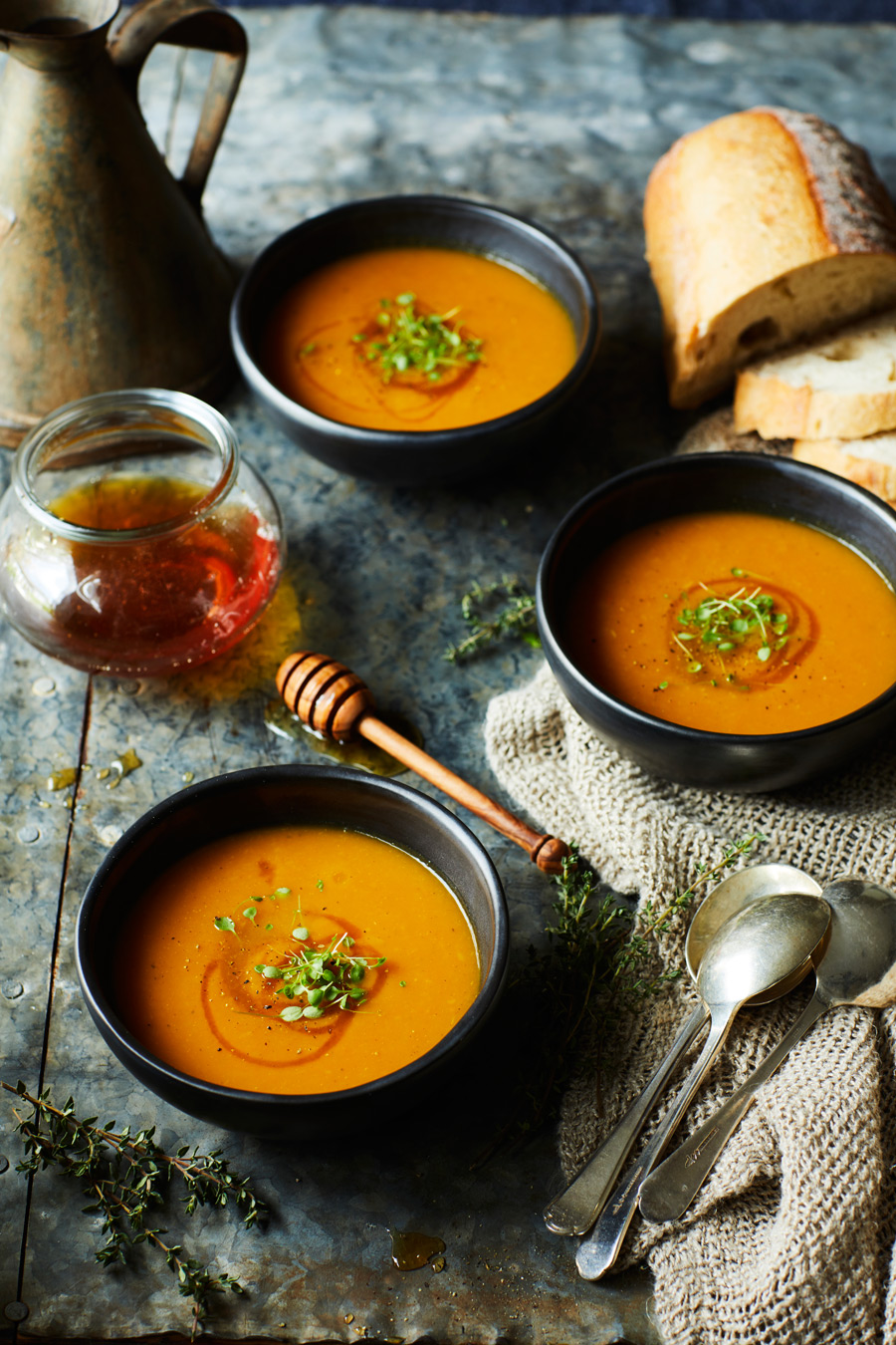 Roasted Carrot, Pumpkin, Ginger & Honey Soup Harvey Norman