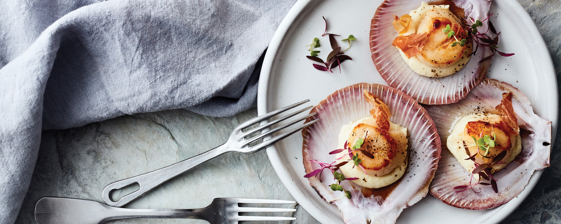 Scallops With Smoked Cauliflower Puree Harvey Norman