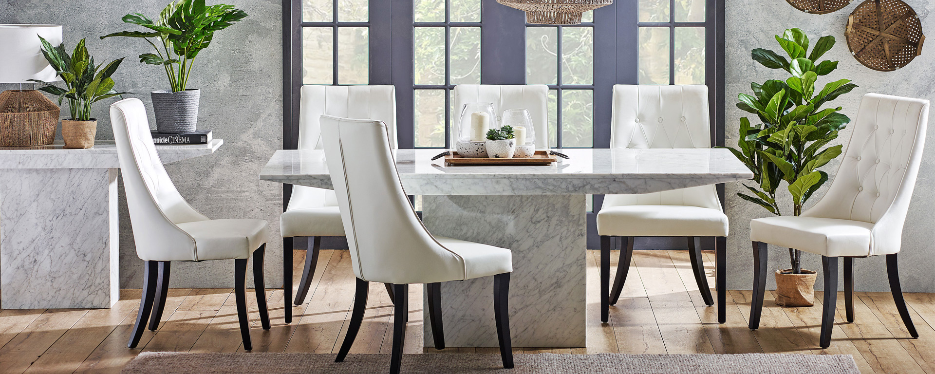 Dining Room Goals 5 Trending Concrete And Stone Dining Looks