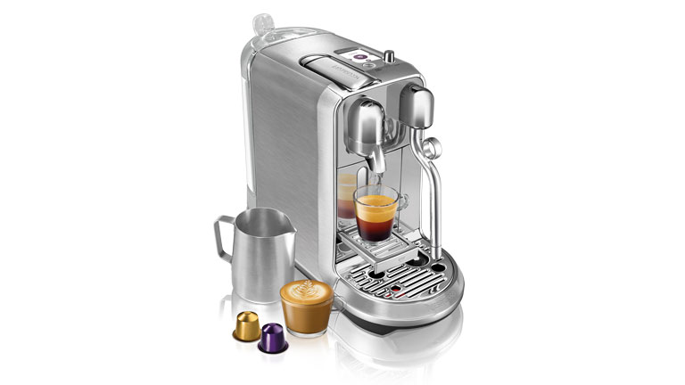 Nespresso Zenius Single-Serve Capsule Espresso Machine Starter Bundle - 120V