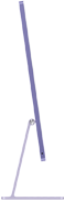 Purple iMac facing to the right