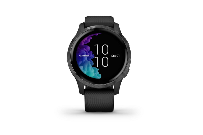 Garmin Venu Smart Watch Slate with Black Band Harvey Norman