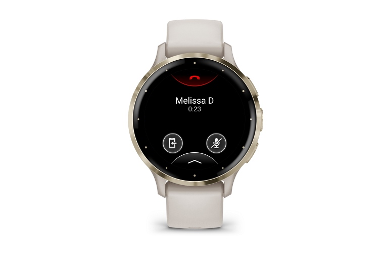 Garmin Venu 3S GPS Smart Watch Soft Gold Bezel with Ivory Case