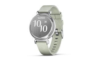Garmin Lily 2 Fabric SmartWatch - Silver/Sage Grey | Domayne