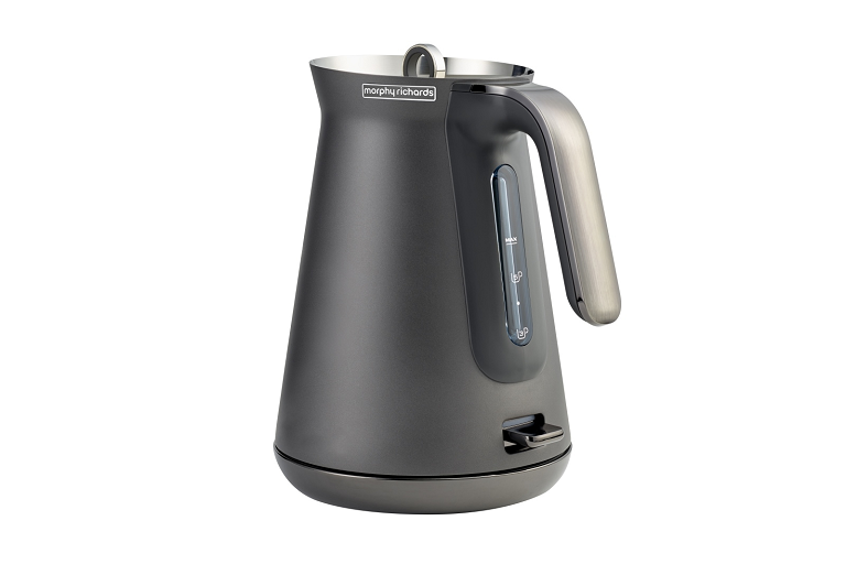Morphy Richards Aspect Black Chrome 1.5L Kettle Harvey Norman