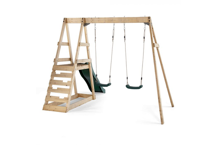 Plum Tamarin Wooden Swing Set Harvey Norman