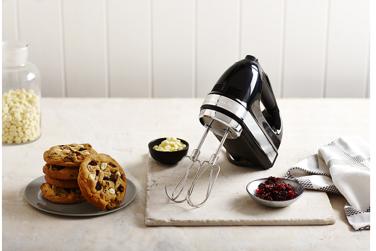 Kitchenaid KHM926 9 Speed Artisan Hand Mixer Almond Cream Harvey Norman