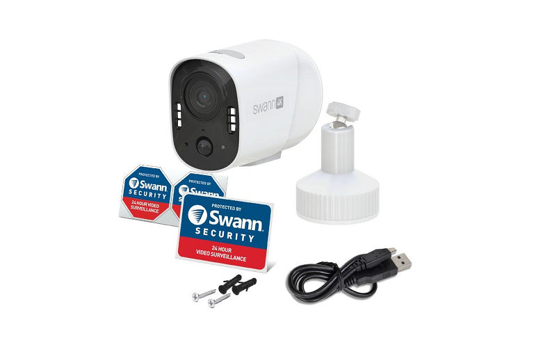 Swann Xtreem4K Wireless Security Camera with 32GB Micro SD Card Harvey Norman