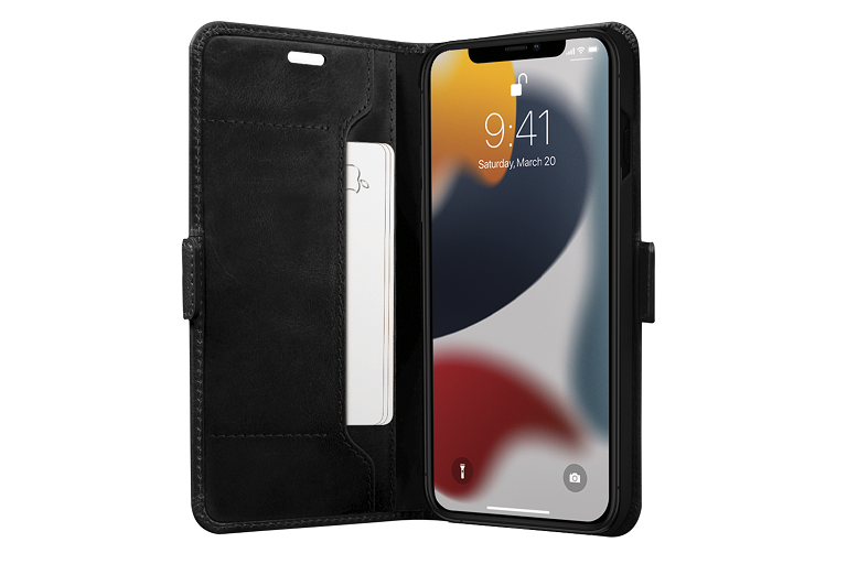 dbramante1928 Copenhagen Slim Wallet Case for iPhone 13 Pro Black
