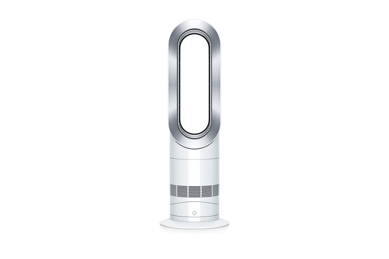 Dyson AM09 Hot+Cool Jet Focus Fan Heater White/Silver Harvey Norman