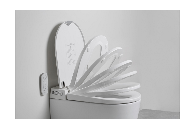 Argent Evo Wall Hung Smart Toilet System with Argent Inwall Cistern