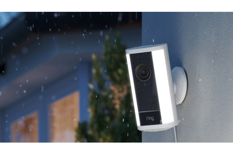 Ring Camera Powerpoint Plug In Ring Spotlight Camera Pro (2nd Gen) 4K Plug-In Security Camera - White ...