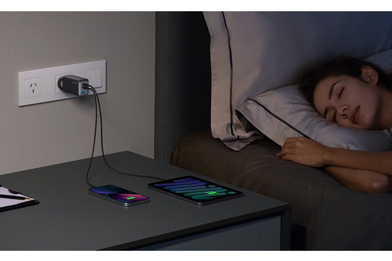 Anker GaNPrime 65W 3Port Wall Charger with USBC to USBC Cable