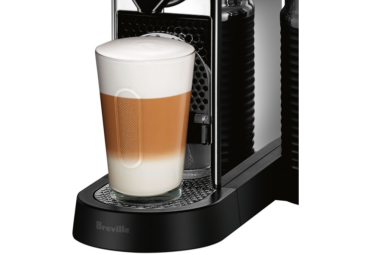 Nespresso Citiz & Milk Coffee Machine by Breville Chrome Harvey Norman