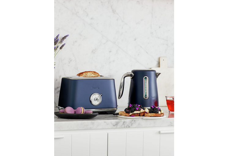 Breville The Soft Top Luxe 1.7L Kettle Sea Salt Harvey Norman