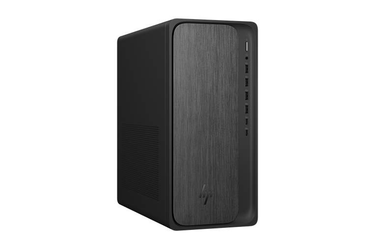 HP OmniDesk AMD Ryzen 7-8700G/16GB/1TB SSD Desktop - Grey Wood