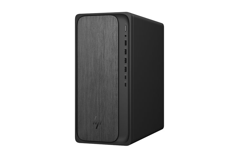 HP OmniDesk Ryzen 3-8300G/16GB/512GB SSD Desktop - Grey Wood | Joyce Mayne