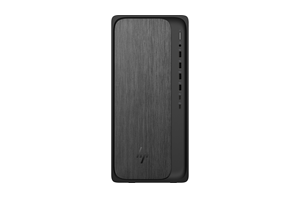 HP OmniDesk Ryzen 3-8300G/16GB/512GB SSD Desktop - Grey Wood | Domayne