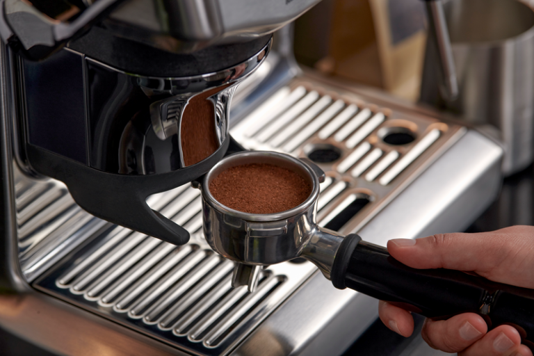 Breville The Barista Express Impress Espresso Machine Black Truffle