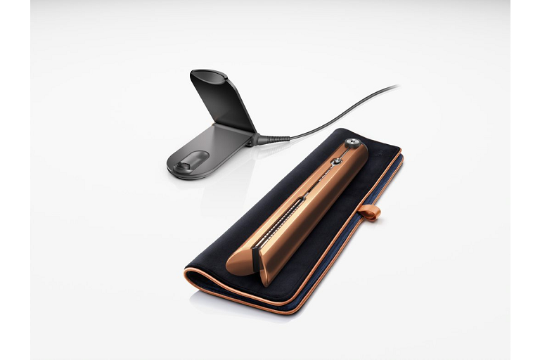 Dyson Corrale Cordless Hair Straightener with Foldable Stand Copper Harvey Norman