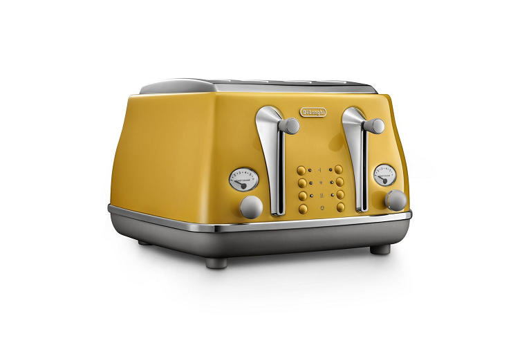 DeLonghi Icona Capitals 4 Slice Toaster Sydney White Harvey Norman